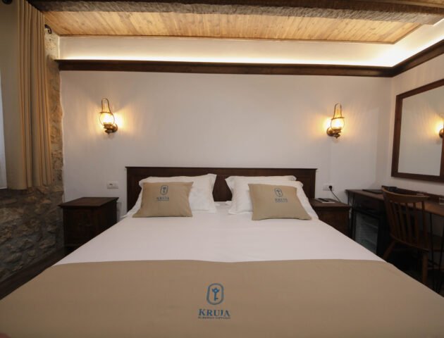 Deluxe Double Room at Kruja Albergo Diffuso, inside Kruja Castle