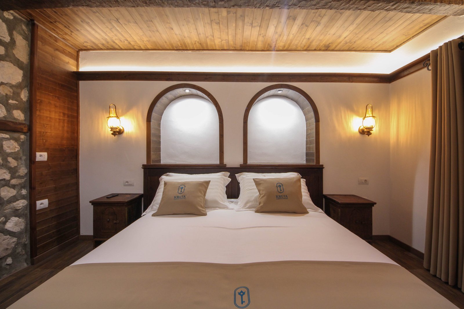 Deluxe Double Room with Balcony at Kruja Albergo Diffuso, inside Kruja Castle